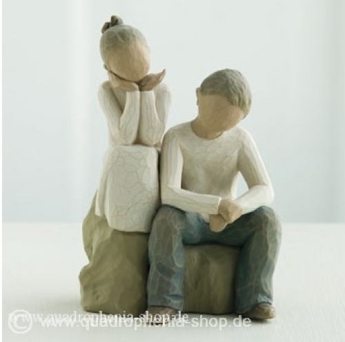 Willow Tree Brother and Sister Bruder Schwester An meiner Seite